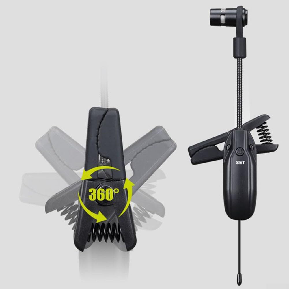 SPORTARC Sassofono Microfono Ricevitore Trasmettitore Per Sax Tromba 6.35 Spina 3.5mm (W7 F1)
