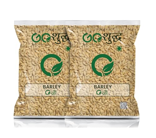 Image of GoShudh Jau Sabut (Barley Whole Grain)| 1 Kg Each (Pack of 2)| Combo Offer| with Fibre, Vitamins & Minerals| for Weight Loss & Improves Digestion| Rich in Nutrients| Heart Healthy
