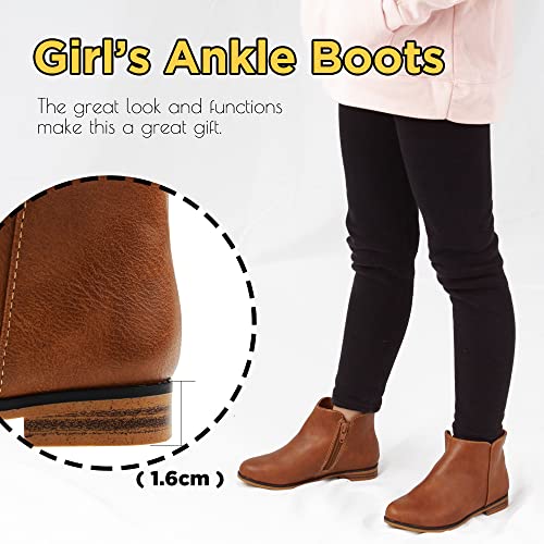 Flyfuppy FF/K/041/BROWN/1 Girls Boots Ankle Boots thumb #1