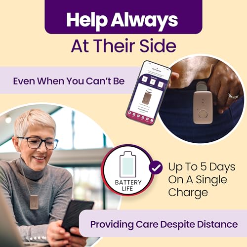 Medical Guardian MGMini | Get Help Instantly & Stay Independent | Medical Alert Device for Seniors | 24/7 Monitoring, GPS Tracking, Emergency Button | Subscription Required | Rose Gold - Image 8