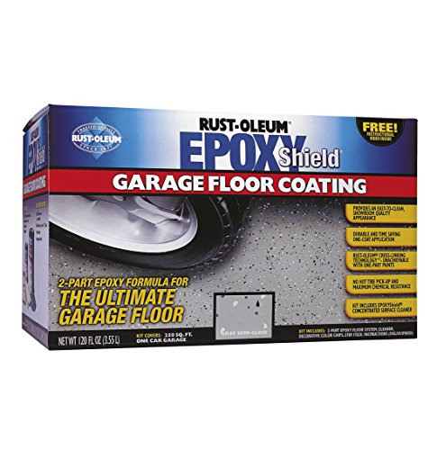 Rust-Oleum Epoxy Shield Garage Floor Coating, Mid Grey