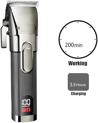 Professional Cordless Hair Clipper for Men - Rechargeable Trimmer