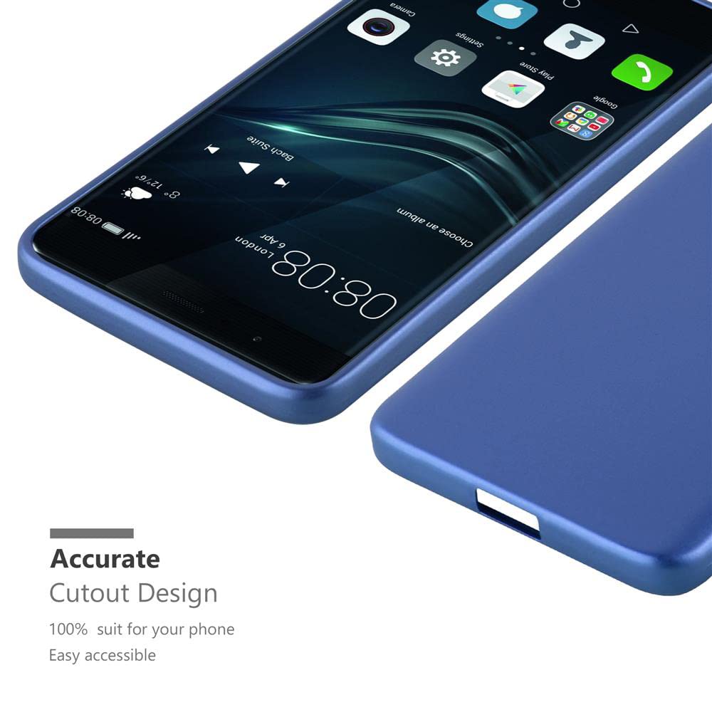 Cadorabo - Custodia Per Huawei P30 Pro In Azzurro Metallico - Morbida Cover Protettiva Sottile Di Silicone Tpu Con Bordo Protezione - Ultra Slim Case Antiurto Gel Back Bumper Guscio