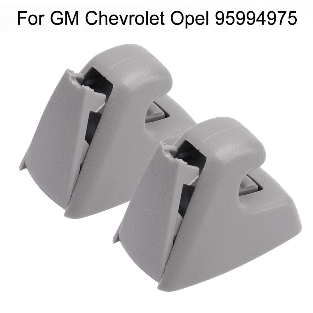 2szt. Klips do osłony przeciwsłonecznej dla GM Chevrolet Opel 95994975 Cruze Sonic Spark, zaczep do osłony przeciwsłonecznej, wspornik do mocowania w samochodzie, akcesoria do wnętrza