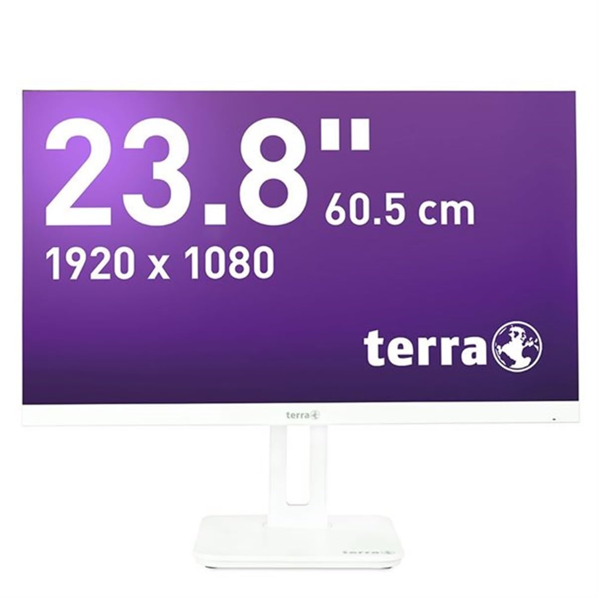 monitor lcd white usb-c hdmi displayport pivot