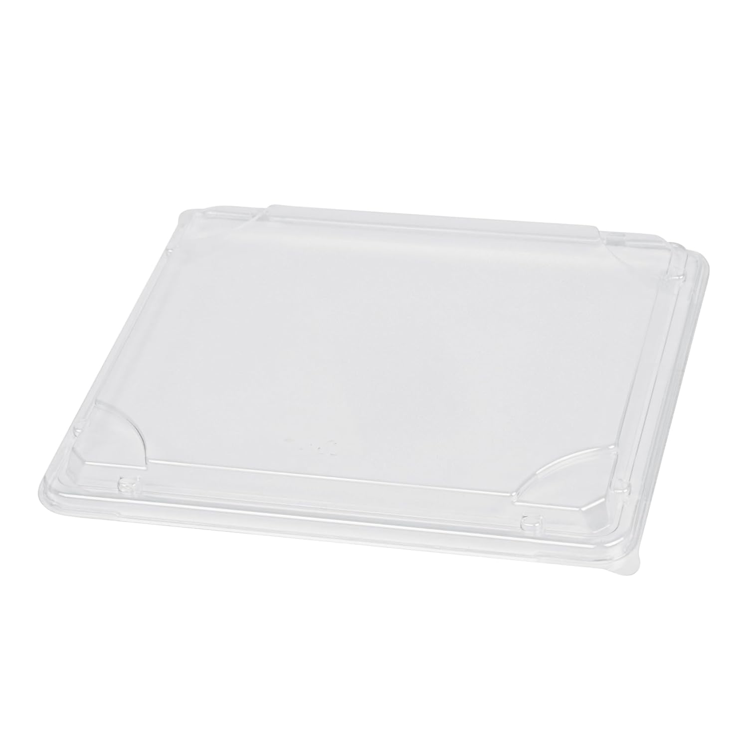 Restaurantware-LIDS ONLY: 8.9 x 7.6 x 0.8 Inch Clear Lids For Bento Boxes, 100 Disposable Container Lids - Bento Boxes Sold Separately, Tight Seal, Clear Plastic Lids, Ideal For Take Out