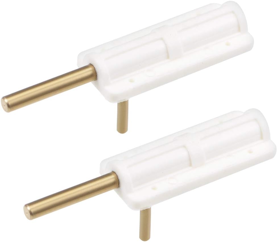 uxcell Canopy Hatch Lock Latches for RC Airplane Cockpit Cover Fixing, 30x12.5x6mm White 2pcs