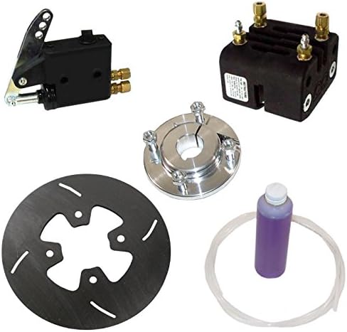 Kit de freno trasero MCP para ejes de 1" con buje, cilindro maestro, freno