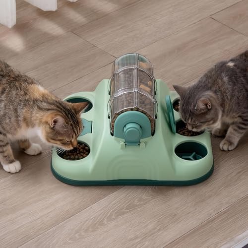 Mangeoire interactive chien chat distributeur de croquettes anti-obésité - 5