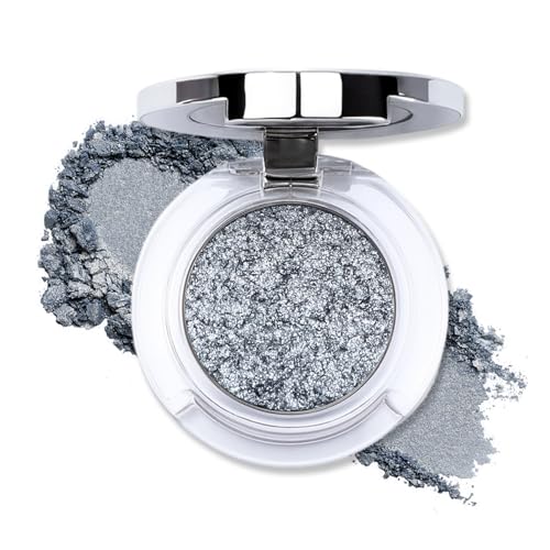 Erinde Sombra de ojos con purpurina única, altamente pigmentada, de un solo color, con un brillo fino, duradera y resistente al agua, fácil de aplicar, para un maquillaje de ojos brillante, vegano #05