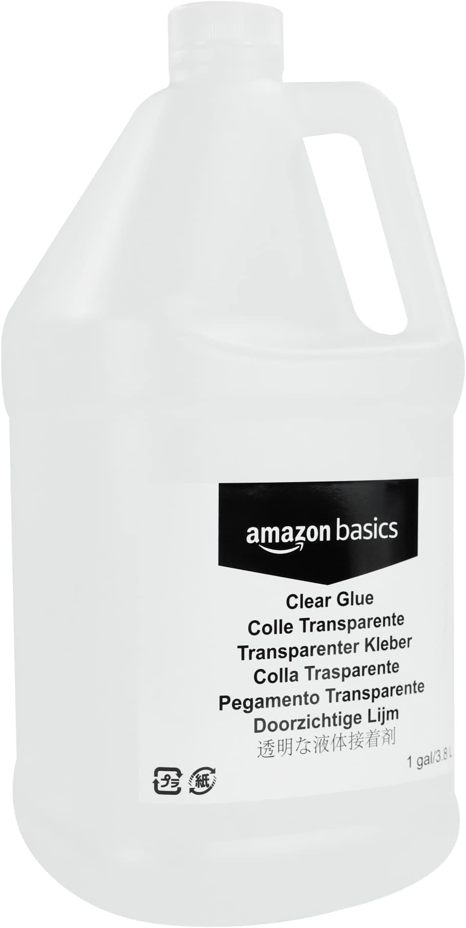 All Purpose Washable Clear Liquid School Glue for Making Slime, Paper, Cardboard, Wood, Craft Projects, 128 fl oz