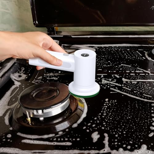Image of Cleaning Brush Heads Set for Electric Spin Scrubber Cleaning Bowls, Glass, Cooktops, Polished Surfaces