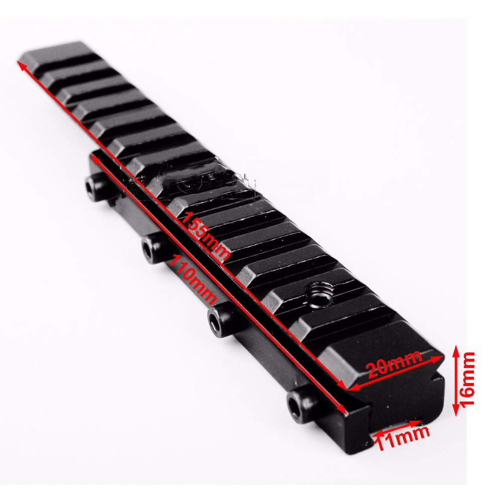 ACEXIER 11mm to 20mm Converter Rail Base Mount for Scope Laser Sight for Hunting Scope Accessory