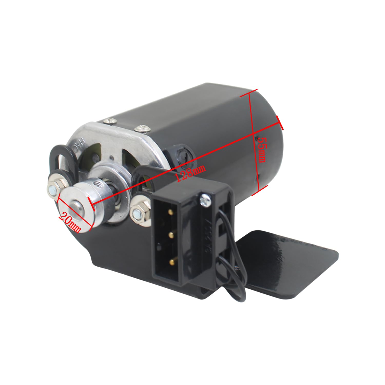 Motor y pedal maquina de coser universal domesticas pedal controlador pie motor servo maquina de costura interruptor (AC220v 250w)