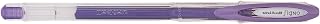 Caneta Gel Signo NOBLE METAL UM-120NM, Uni-Ball, Violeta, Caixa c/6 unidades