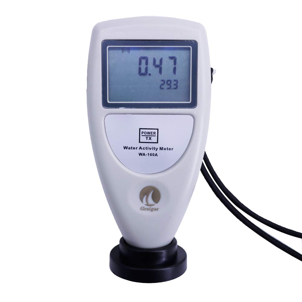 WA-160A Digital Food Water Activity Meter Contenuto Acqua Tester Gamma 0 ~ 1.0aw Analizzatore di umidità Scatti Risoluzione 0.01aw