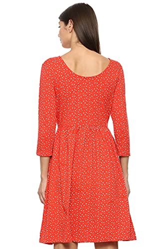 Image of Van Heusen Women's Cotton Blend A-Line Knee-Length Dress