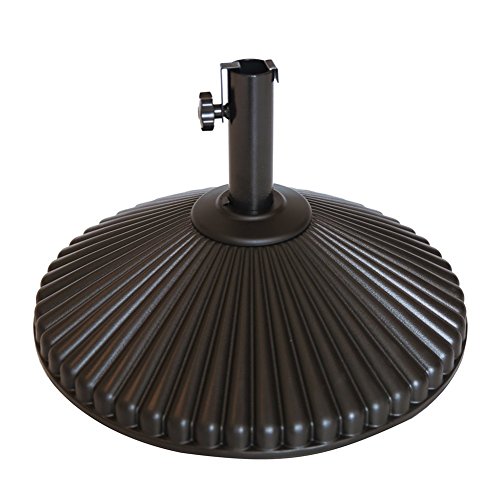 Abba Patio 50lb Patio Umbrella Base Water Filled 23" Round Recyclable Plastic Outdoor