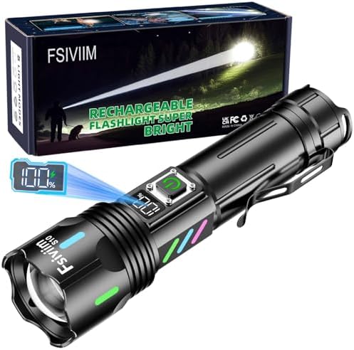 Lampe Torche LED Ultra Puissante, 1,000,000 Lumens Lampe Torche r...