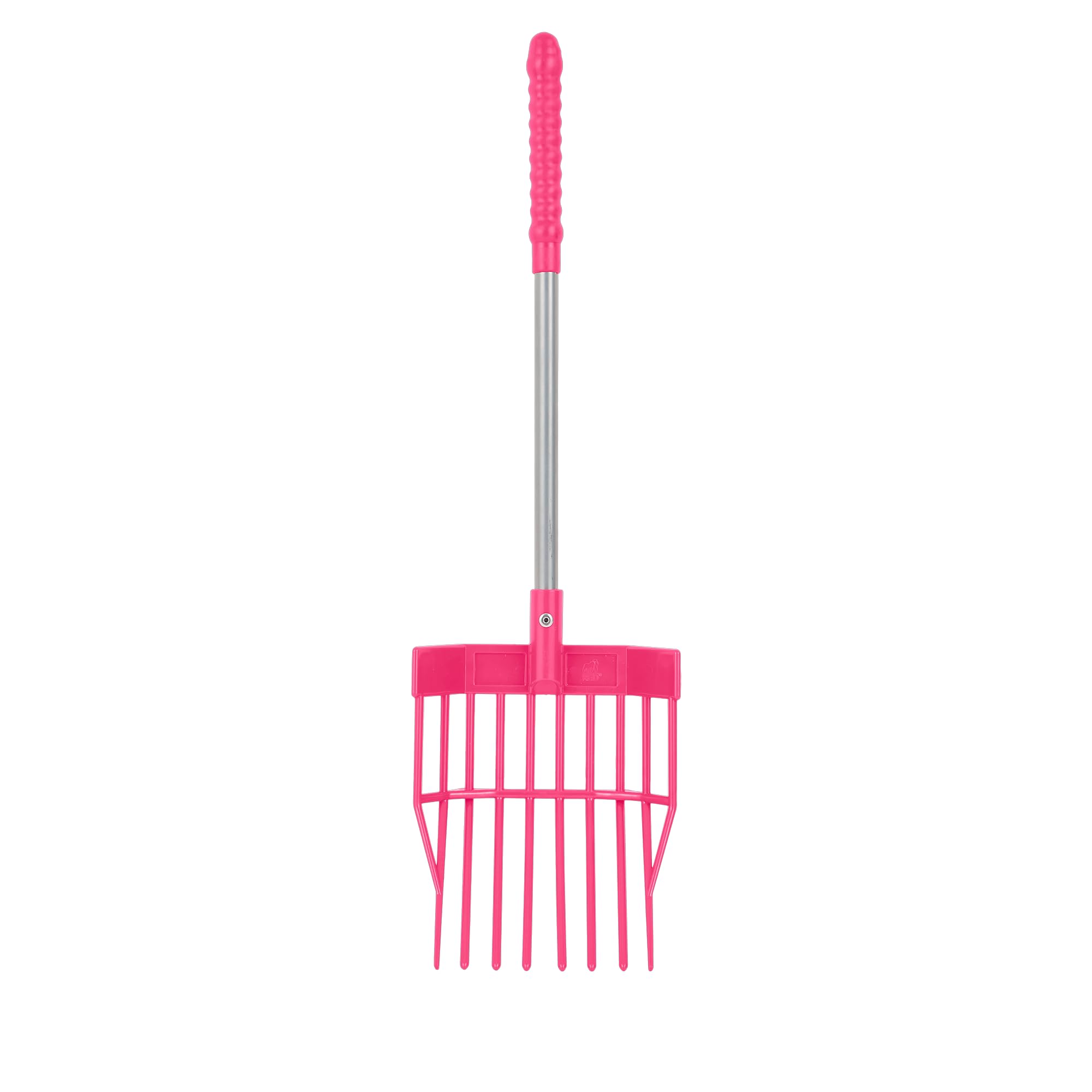 Tidee Red Gorilla Children's Bedding Fork Pink Small Compact Mini Pitchfork Lightweight Child's Manure Fork Stable Garden Compost 30cm