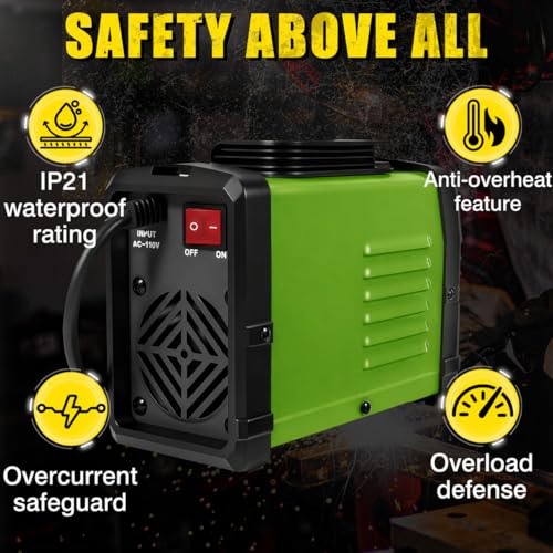 Image of All-in-One 200Amp Inverter Welding Machine- Clearance! 25 Rods Included, Synergic Control, Hot Start & Anti-Stick for Easy Home & DIY Welding (110V)- Only $34.99