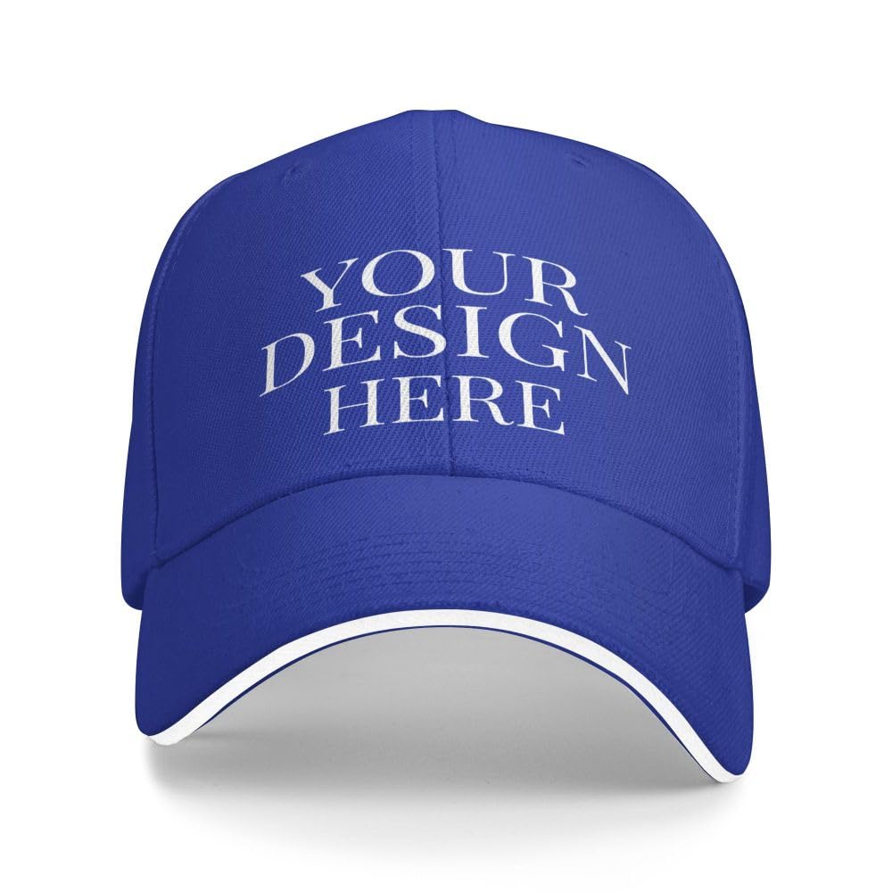KYZMZ Custom Hats for Men Personalized Trucker Hats Add Your Own Image/Text/Logo Baseball Cap