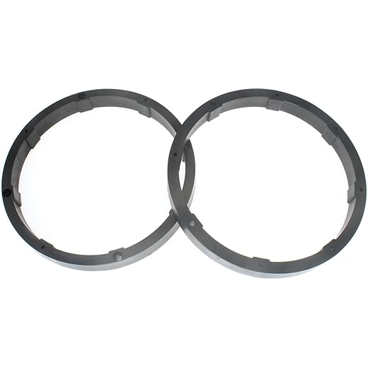 FDXGYH 6.5-Inch Car Speaker Spacer Adaptor 2 Pcs
