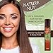 Nature Nut Hair Serum Moisturizer for Frizzy Hair - Anti Frizz Hair Gloss Serum Split End Repair Treatment for Dry Damaged Hair with 5 Nut Hydration Formula