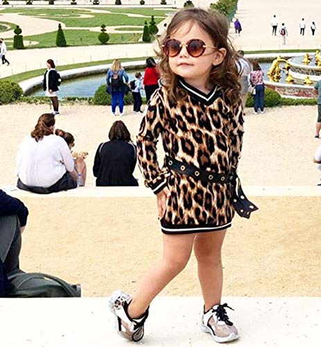 Saneti Toddler Girl Faux Fur Vest Coat Leopard Print Fleece Vest Winter Warm Waistcoat Outerwear Clothes (12-18 Months, Leopard 3) #TOP2