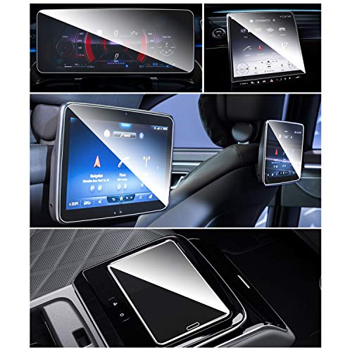 RUIYA Instrument/Central Control/Entertainment 2PCS/PDA Fit for 2021+ Benz S Class W223 Screen Protecor Tempered Glass Anti-Scratch Touchscreen Protector Car Accessories