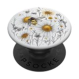 Bee Daisy Flowers PopGrip