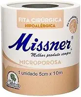 Missner Fita Microporosa Bege 5.0 Cm X 10 M