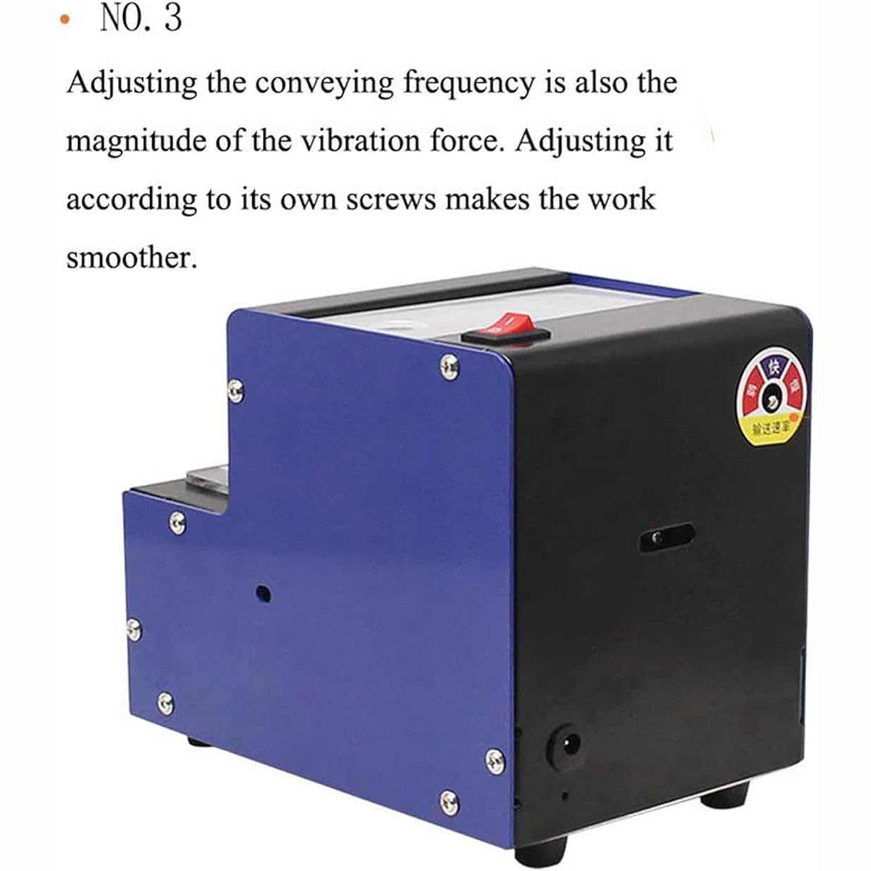 Máquina de conteo alimentador de tornillo, dispensador automático de puntos de tornillo con pantalla digital LCD para un embalaje rápido y eficiente de tornillos en aplicaciones industriales