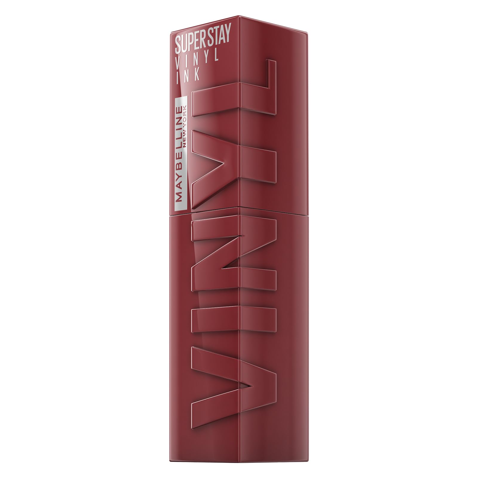 Maybelline New York Super Stay Vinyl Ink Liquid Lip Colour, 16HR Long-Lasting, Ultra-Pigmented, Smudge & Transfer-Proof, High Shine Finish, Vegan Formula for Comfortable Wear, Shade: 40 Witty
