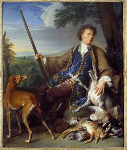 Affiche toile portrait artiste chasseur pour créer une ambiance cabinet d'étude