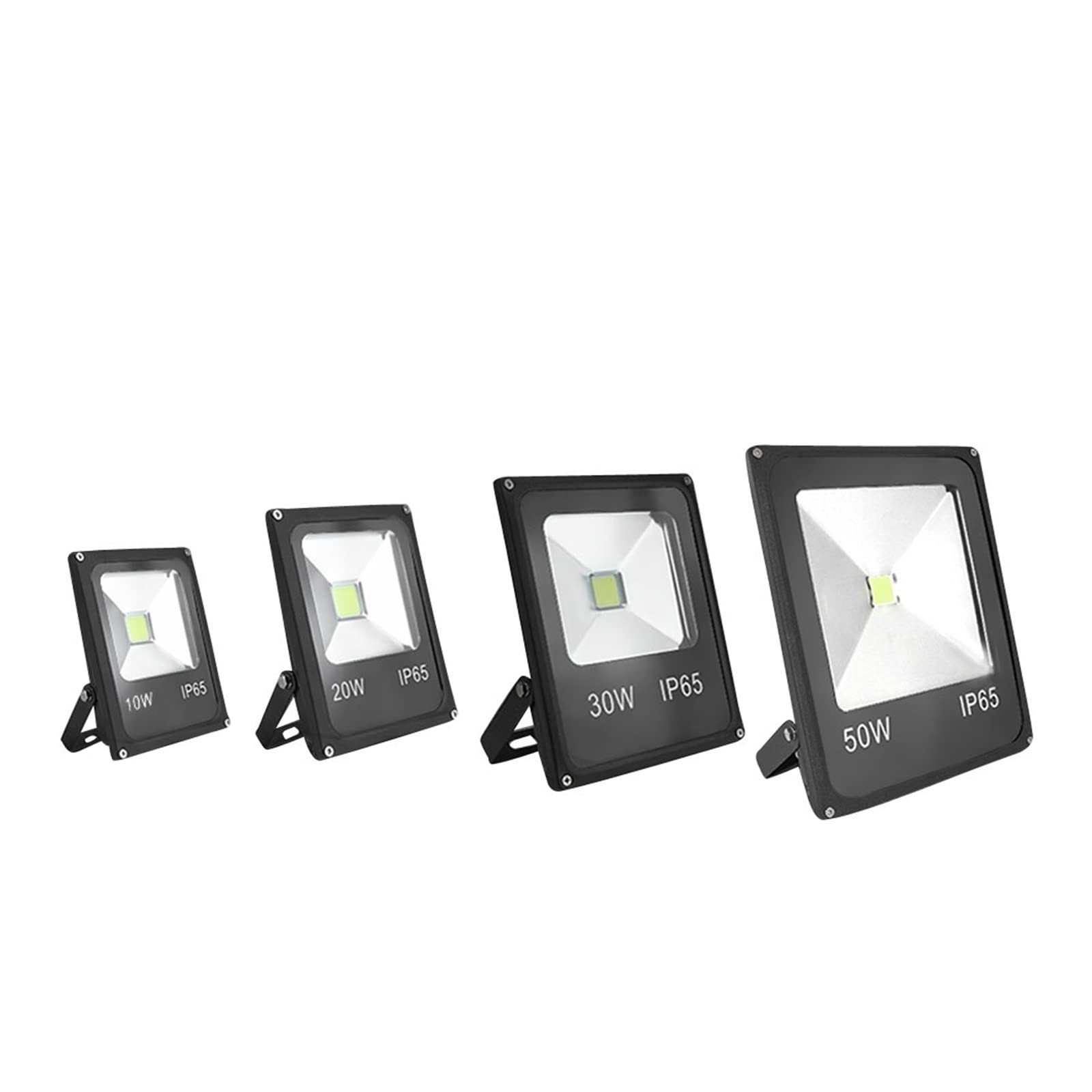 DIRIGIÓ Luz de inundación lámpara al Aire Libre LED Sensor Reflector Reflectante Floodlight 1 0W 20W 30W 50W Iluminación de jardín Impermeable(Blauw,30W)