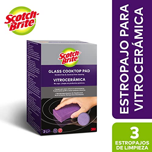 Miniatura 2 de Scotch-Brite Estropajo para vitrocerámica, paquete de 3 unidades