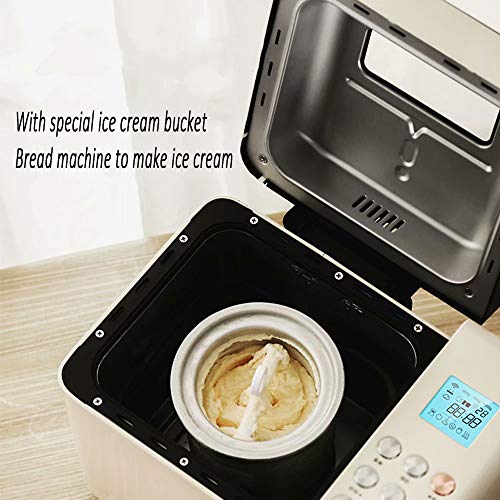BR-EADJ Brotbackmaschine, 25 Voreingestellte Funktionen Kleiner Multifunktionaler Haushalt Vollautomatische… – Bild 3
