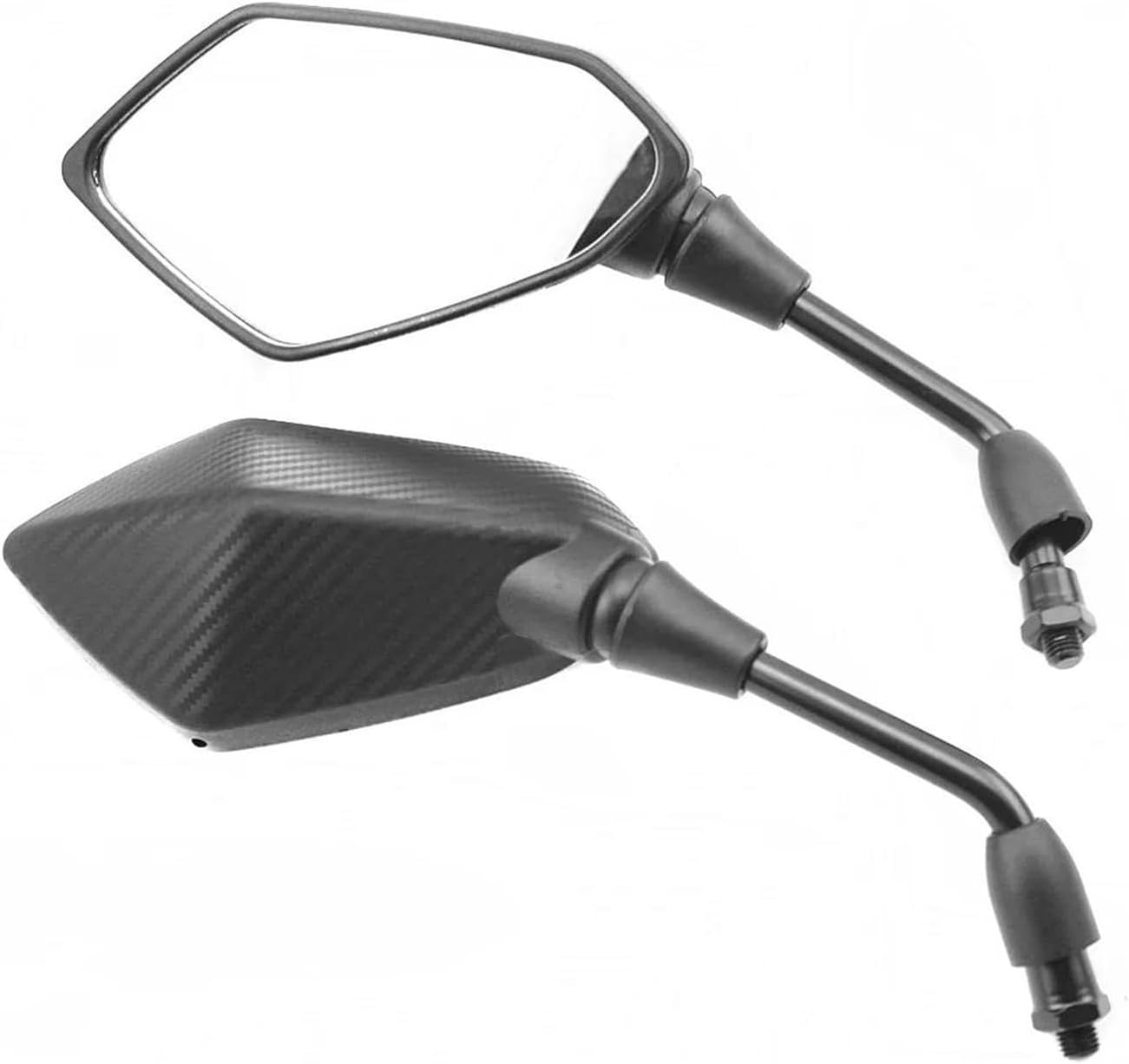 Motorcycle Rearview Side Mirrors For Triumph For Trident 660 For Tiger 800 1050 1200 For Speed Street Triple 675 765(Carbon fiber texture)