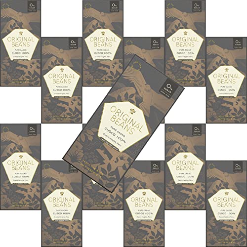 Original Beans - Cusco 100% Bio Schokolade 70g Tafel / CH-BIO-006 - Noten von Trockenblumen und Gräsern…