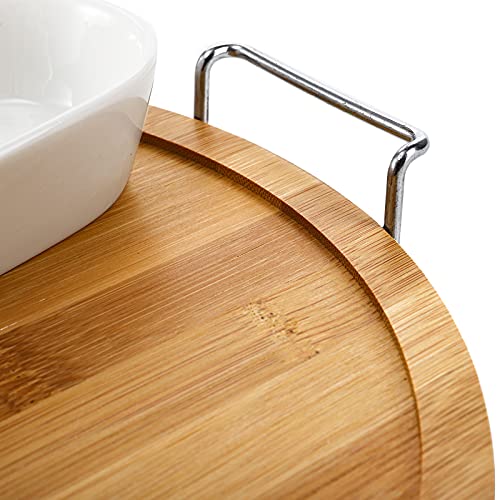 Zeayea ZE-SERVINGPLATTER-HEARTW-CERAMIC Appetizer Serving Tray thumb #7