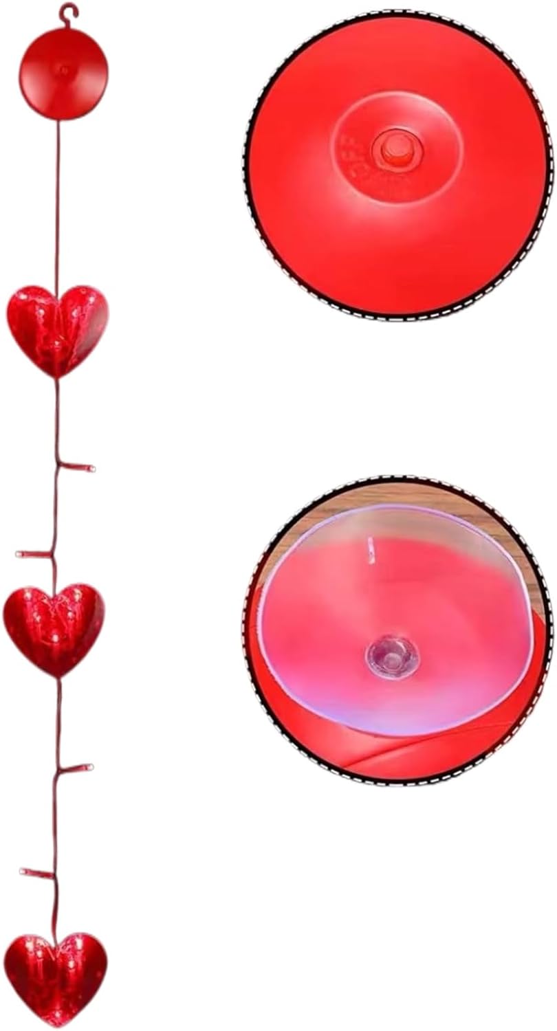 KAYNO Valentine's Day Love Curtain lamp Sucker lamp Proposal Party Decoration lamp Wedding Room Ornaments 520 Confession