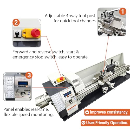 IntXanth 8x31.5 Precision Benchtop Lathe