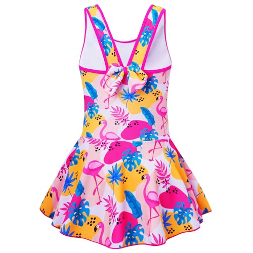 Image of Girls One Piece Unicorn Swimsuit Mermaid Swimwear Rainbow Bathing Suit