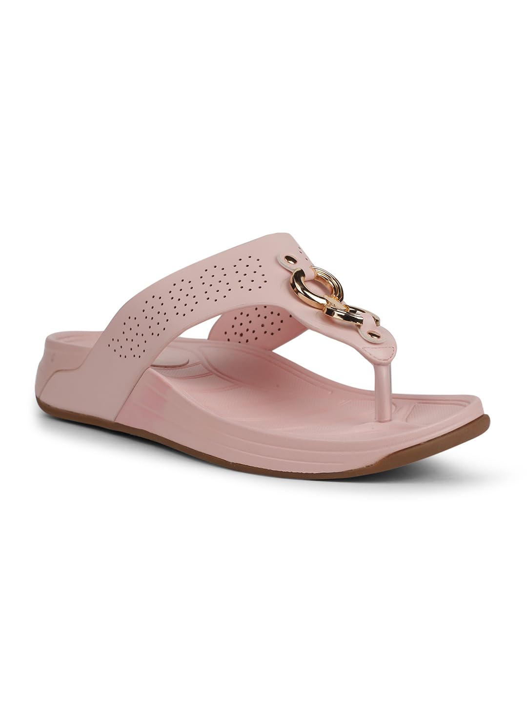 Healers ZQ-AL-TH06 Casual Slippers For Women With PU Sole | PU Outsole - Comfortable & Cushioned Footbed | Durable & Lightweight | Latest & Trendy Design | Stylish Footwear-image-3