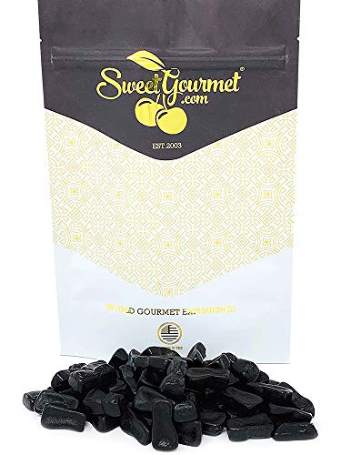 Sweetgourmet Premium Dutch Licorice Cats | Gustaf's Sweet Black Licorice | 2 Pounds #TOP2