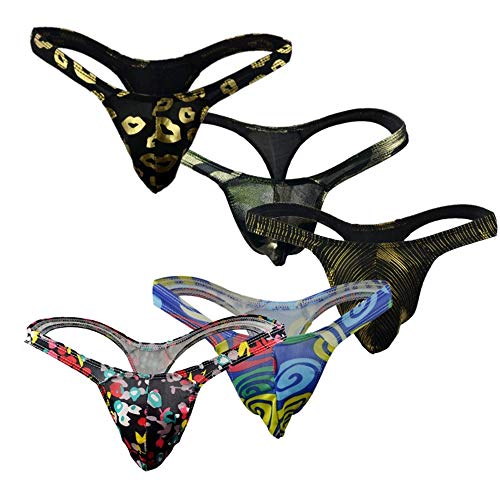 Bommi Fairy Tangas sexy para hombre, ropa interior, mini tanga, tangas, tangas, ropa interior, ropa interior, 5 unidades, 5 unidades., talla única grande Cover