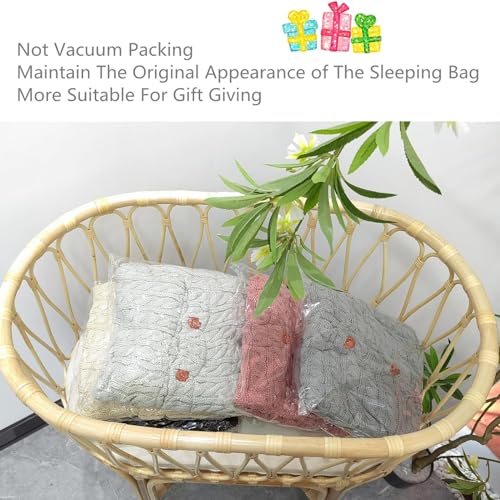 Image of insular Warm Baby Sleeping Bag Envelope Winter Kid Sleepsack Footmuff Stroller Knitted Sleep Sack Newborn Knit Wool Swaddling Blanket (Black)