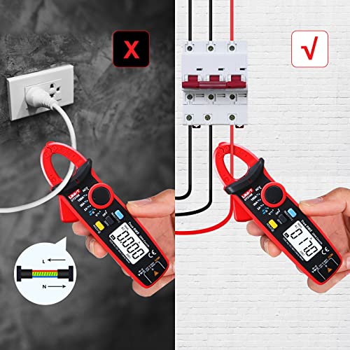 Uni-T Ut210E Digital Clamp Meter Ac Dc Amp Meter Clamp Multimeter True Rms 2000 Counts Voltmeter Continuity Tester Capacitor Hvac Tool Multi Tester #TOP2