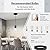 hansang Pendant Lights Kitchen Island, Modern Black Pendant Light Fixture, Kitchen Ceiling Hanging Lights, 47Inches Adjustable Rope, Farmhouse Clear Glass, E26 Base, Bulbs Not Included, 1 Pack